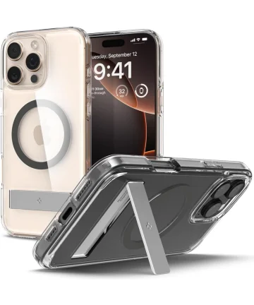 Spigen Ultra Hybrid S MagFit Apple iPhone 16 Pro Max Hoesje Graphite Hoesjes