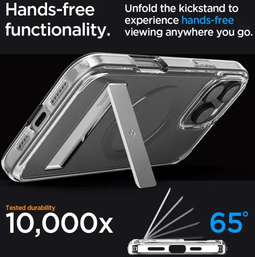 Spigen Ultra Hybrid S MagFit Apple iPhone 16 Pro Max Hoesje Graphite afbeelding 4