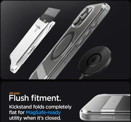 Spigen Ultra Hybrid S MagFit Apple iPhone 16 Pro Max Hoesje Graphite afbeelding 7