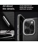 Spigen Enzo Aramid iPhone 16 Pro Max Hoesje MagSafe Aramide Zwart Zilver