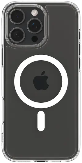 Spigen Crystal Hybrid MagSafe Apple iPhone 16 Pro Max Hoesje Back Cover Wit afbeelding 4