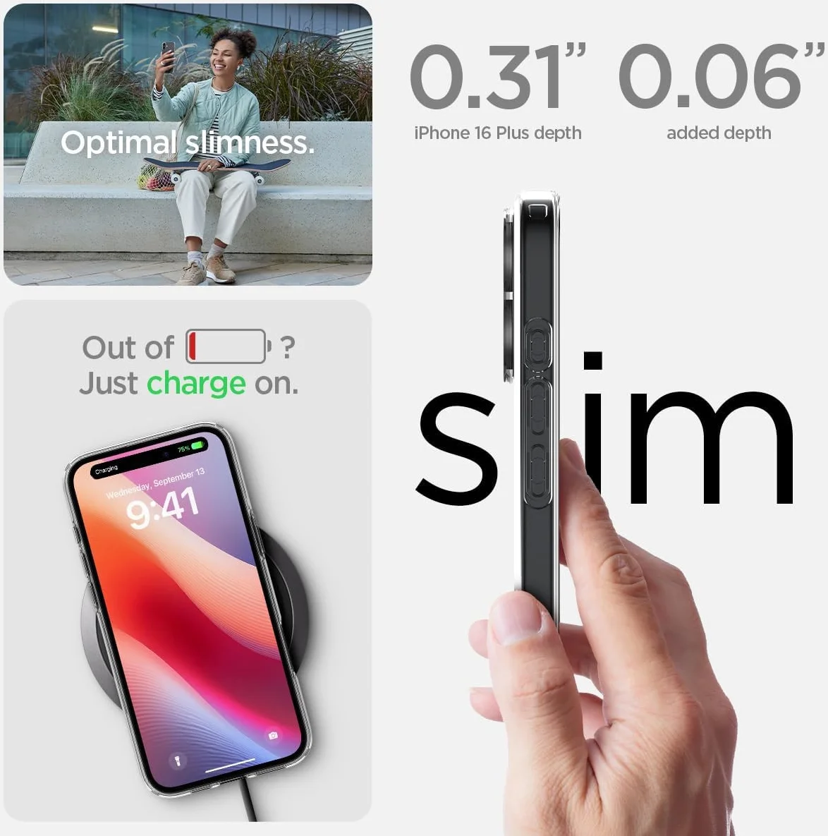 Spigen Liquid Crystal Apple iPhone 16 Plus Hoesje Back Cover Transparant afbeelding 6
