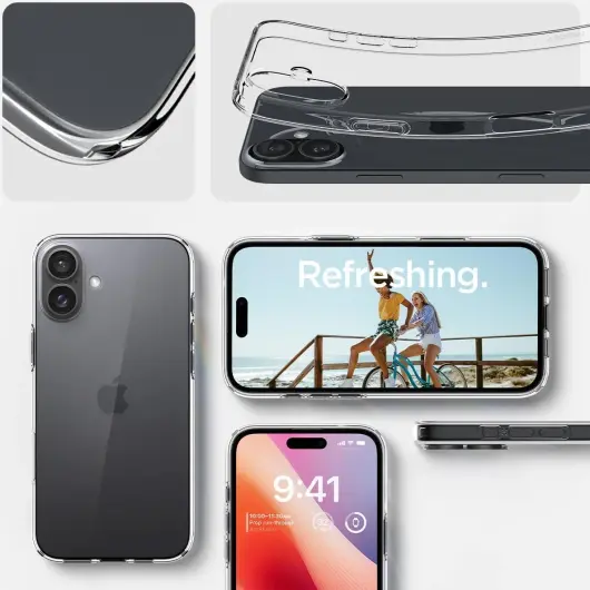 Spigen Liquid Crystal Apple iPhone 16 Plus Hoesje Back Cover Transparant afbeelding 4