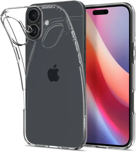 Spigen Liquid Crystal Apple iPhone 16 Plus Hoesje Back Cover Transparant afbeelding 1
