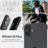 Spigen Liquid Air Apple iPhone 16 Plus Hoesje Back Cover Zwart afbeelding 2