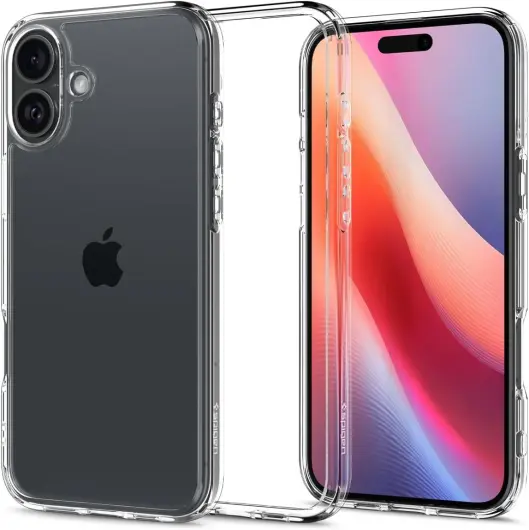 Spigen Ultra Hybrid Apple iPhone 16 Plus Hoesje Back Cover Transparant afbeelding 1