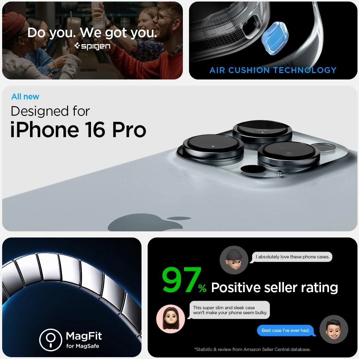 Spigen Tough Armor Apple iPhone 16 Plus Hoesje MagSafe Back Cover Gunmetal afbeelding 6
