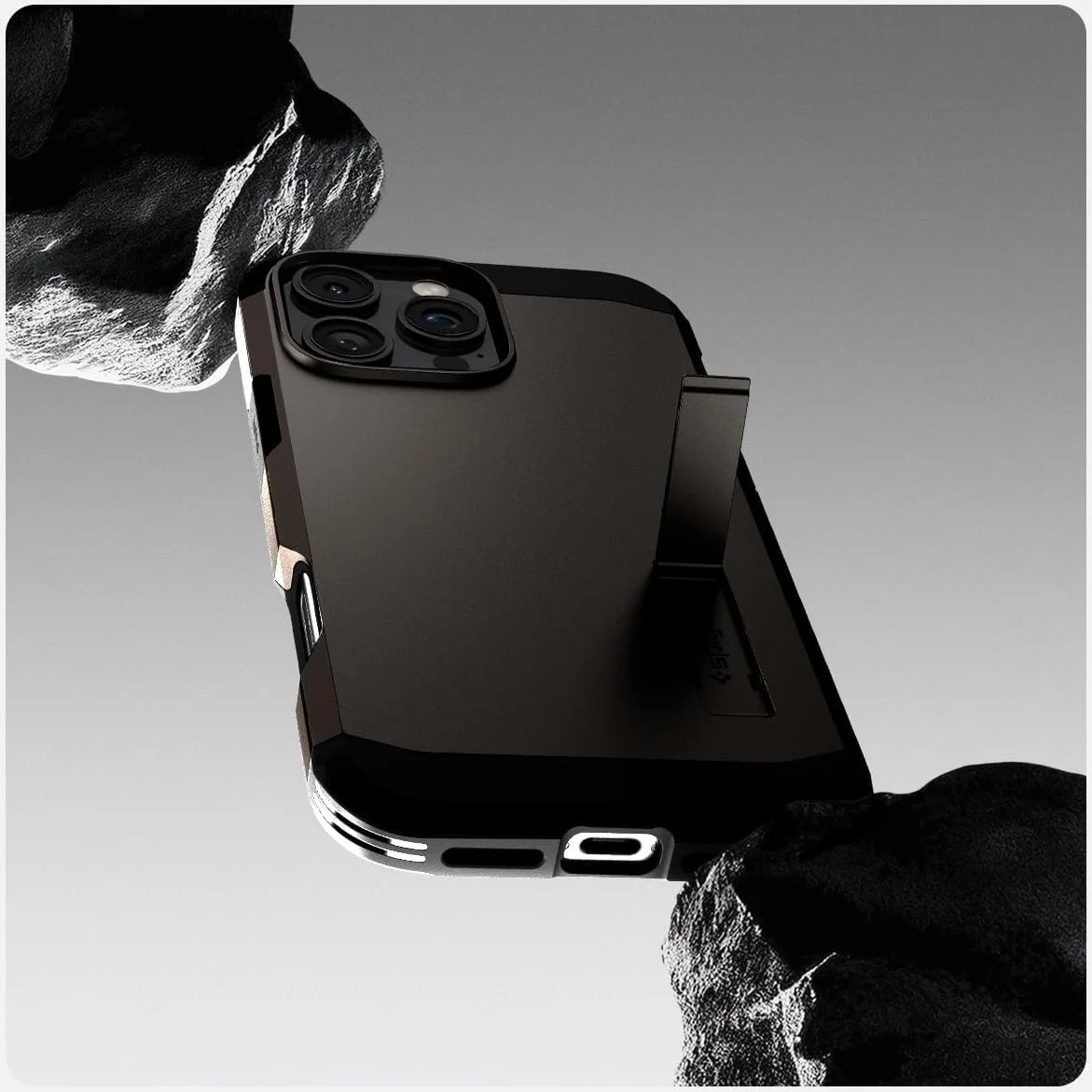 Spigen Tough Armor Apple iPhone 16 Plus Hoesje MagSafe Back Cover Gunmetal afbeelding 7