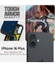 Spigen Tough Armor Apple iPhone 16 Plus Hoesje MagSafe Back Cover Blauw