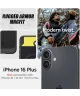 Spigen Rugged Armor MagFit Apple iPhone 16 Plus Hoesje MagSafe Zwart