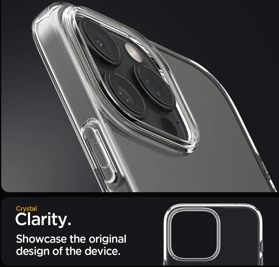 Spigen Liquid Crystal Apple iPhone 16 Pro Hoesje Back Cover Transparant afbeelding 5