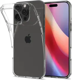 Spigen Liquid Crystal Apple iPhone 16 Pro Hoesje Back Cover Transparant