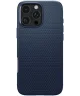 Spigen Liquid Air Apple iPhone 16 Pro Hoesje Back Cover Blauw