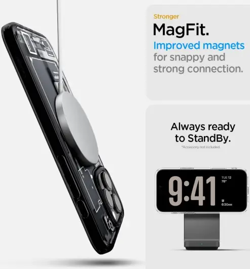 Spigen Ultra Hybrid MagFit Apple iPhone 16 Pro Hoesje MagSafe Zero One afbeelding 3