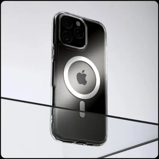 Spigen Crystal Hybrid MagSafe Apple iPhone 16 Pro Hoesje Back Cover Wit afbeelding 8