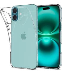 Spigen Liquid Crystal Apple iPhone 16 Hoesje Back Cover Transparant