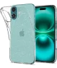 Spigen Liquid Crystal Apple iPhone 16 Hoesje Back Cover Glitter Transparant