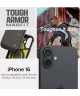 Spigen Tough Armor Apple iPhone 16 Hoesje MagSafe Back Cover Gunmetal