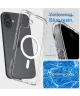 Spigen Crystal Hybrid MagSafe Apple iPhone 16 Hoesje Back Cover Wit