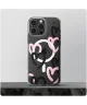 Spigen Ultra Hybrid MagFit Apple iPhone 16 Pro Hoesje MagSafe Hearts Zwart Roze