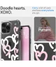 Spigen Ultra Hybrid MagFit Apple iPhone 16 Pro Hoesje MagSafe Hearts Wit Roze