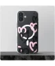 Spigen Ultra Hybrid MagFit Apple iPhone 16 Hoesje MagSafe Hearts Zwart Roze