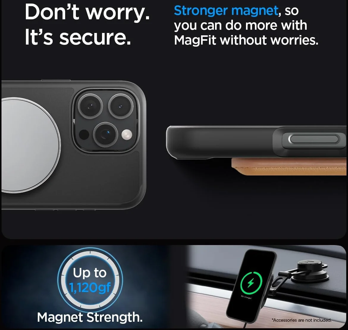 Spigen Ultra Hybrid S MagFit Apple iPhone 16 Pro Max Hoesje Frost Zwart afbeelding 8