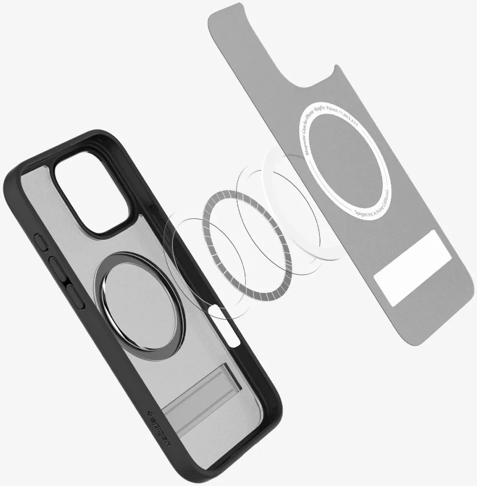 Spigen Ultra Hybrid S MagFit Apple iPhone 16 Pro Max Hoesje Frost Zwart afbeelding 9