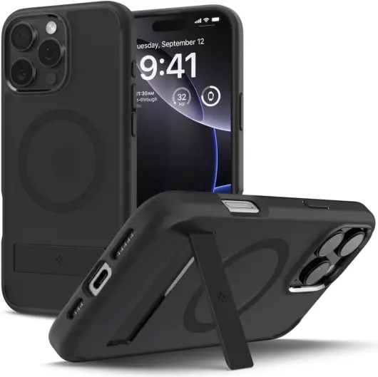 Spigen Ultra Hybrid S MagFit Apple iPhone 16 Pro Max Hoesje Frost Zwart afbeelding 1