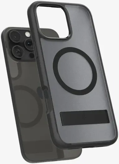Spigen Ultra Hybrid S MagFit Apple iPhone 16 Pro Max Hoesje Frost Zwart afbeelding 12