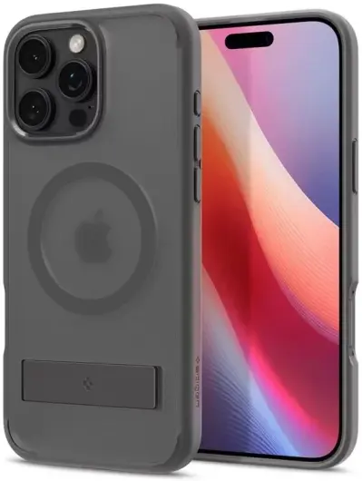 Spigen Ultra Hybrid S MagFit Apple iPhone 16 Pro Max Hoesje Frost Grijs afbeelding 2