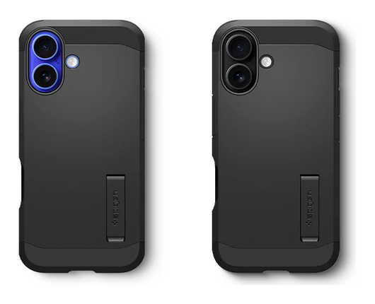 Spigen Tough Armor Apple iPhone 16 Hoesje Back Cover Zwart afbeelding 8