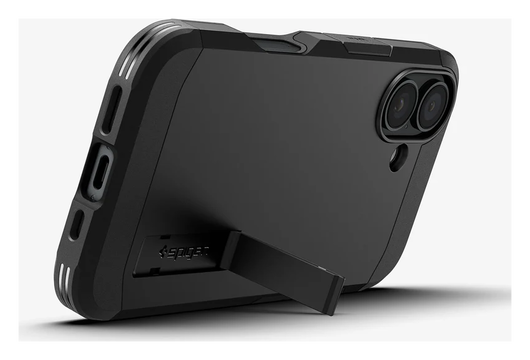 Spigen Tough Armor Apple iPhone 16 Hoesje Back Cover Zwart afbeelding 9