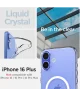 Spigen Liquid Crystal Apple iPhone 16 Plus Hoesje MagSafe Back Cover Transparant