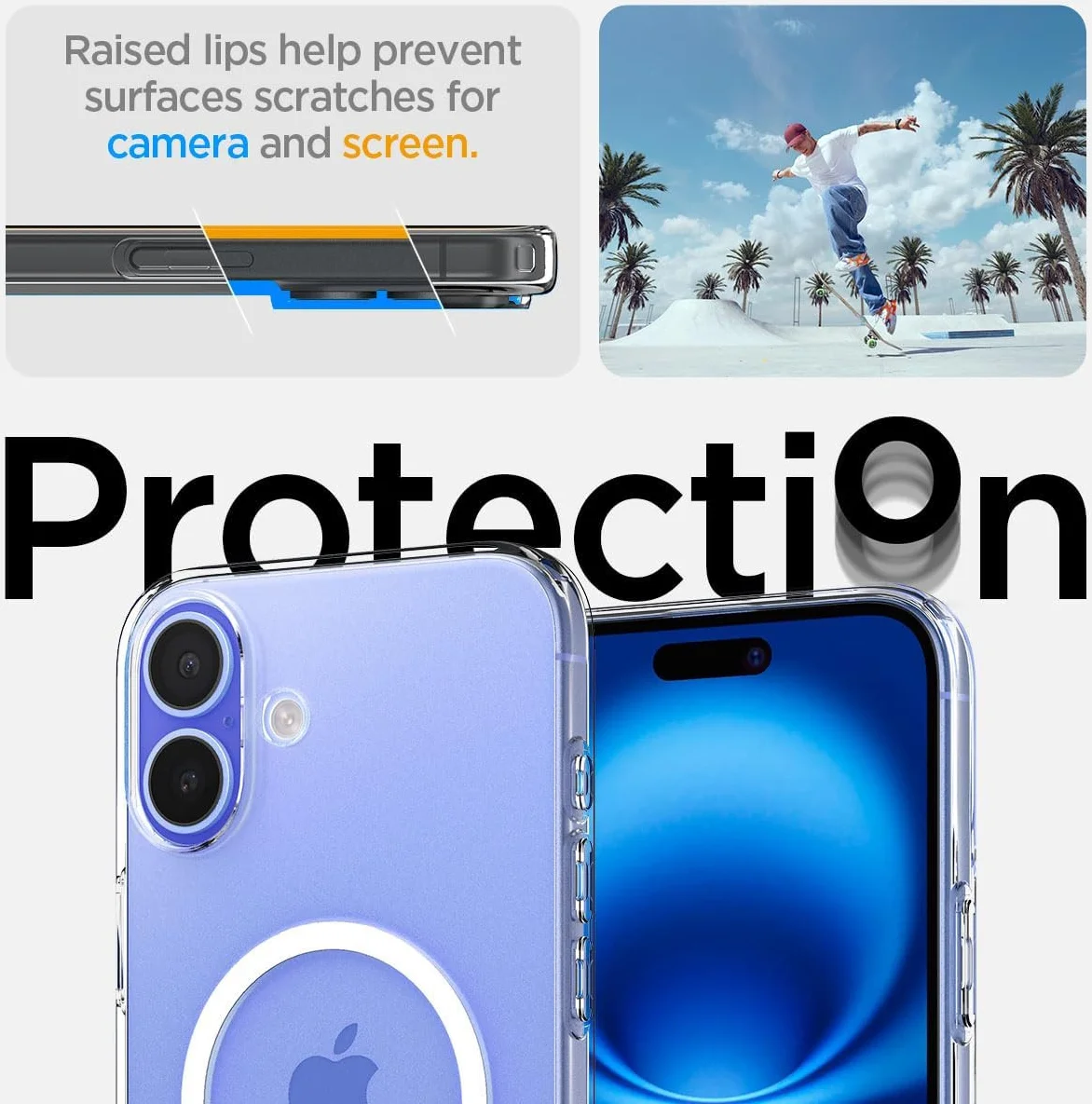 Spigen Liquid Crystal Apple iPhone 16 Plus Hoesje MagSafe Back Cover Transparant afbeelding 5