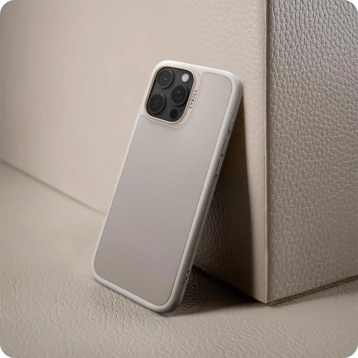 Spigen Cyrill Kajuk Apple iPhone 16 Pro Max Hoesje MagSafe Back Cover Cream afbeelding 2