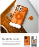 Spigen Classic C1 MagFit Apple iPhone 16 Pro Max Hoesje MagSafe Oranje