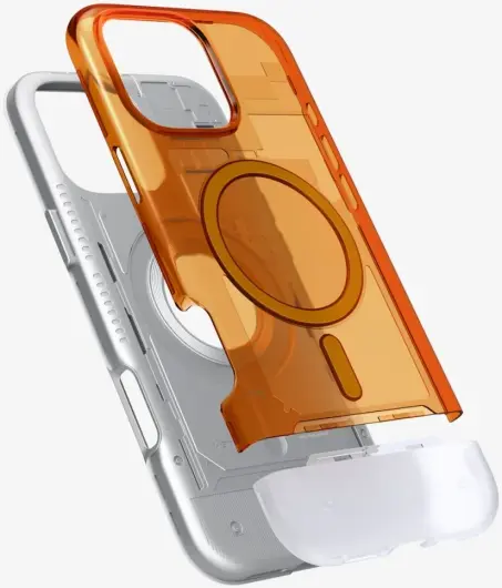 Spigen Classic C1 MagFit Apple iPhone 16 Pro Max Hoesje MagSafe Oranje afbeelding 10