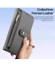 Dux Ducis Lawa Apple iPhone 16 Hoesje 2-in-1 Wallet Book Case MagSafe Grijs