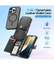 Dux Ducis Lawa Apple iPhone 16 Pro Hoesje 2-in-1 Wallet Book Case MagSafe Zwart