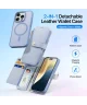 Dux Ducis Lawa Apple iPhone 16 Pro Hoesje 2-in-1 Wallet Book Case MagSafe Blauw