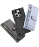 Dux Ducis Lawa iPhone 16 Pro Max Hoesje 2-in-1 Wallet Book Case MagSafe Zwart