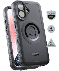 SP Connect Xtreme SPC+ iPhone 16 Hoesje Full Protect MagSafe Zwart