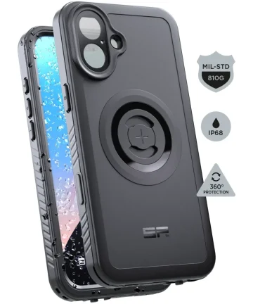 SP Connect Xtreme SPC+ iPhone 16 Plus Hoesje Full Protect MagSafe Zwart Hoesjes