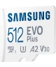 Samsung EVO Plus MicroSDXC Geheugenkaart 160MB/s met Adapter 512GB Wit