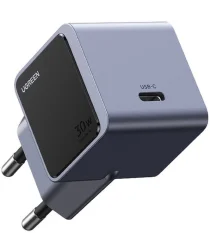 UGREEN Nexode Air 30W PD USB-C Snellader GaN Adapter Grijs afbeelding