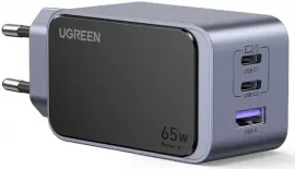 UGREEN Nexode Air 65W USB/USB-C PD Snellader GaN Adapter Grijs