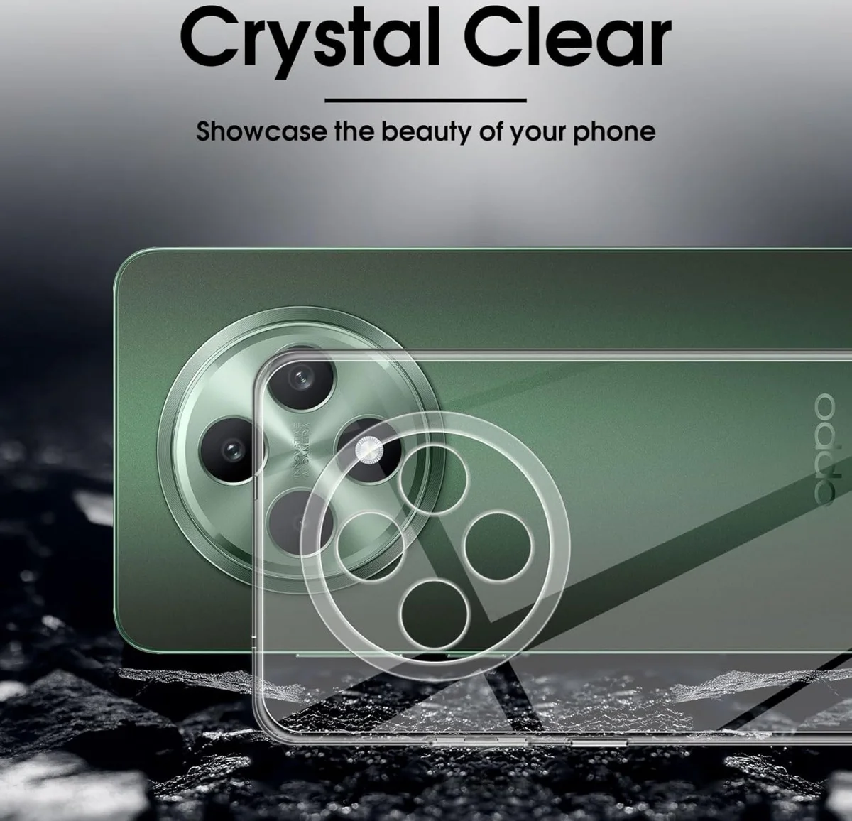 Oppo Reno 12 F Hoesje Dun TPU Back Cover Transparant afbeelding 5