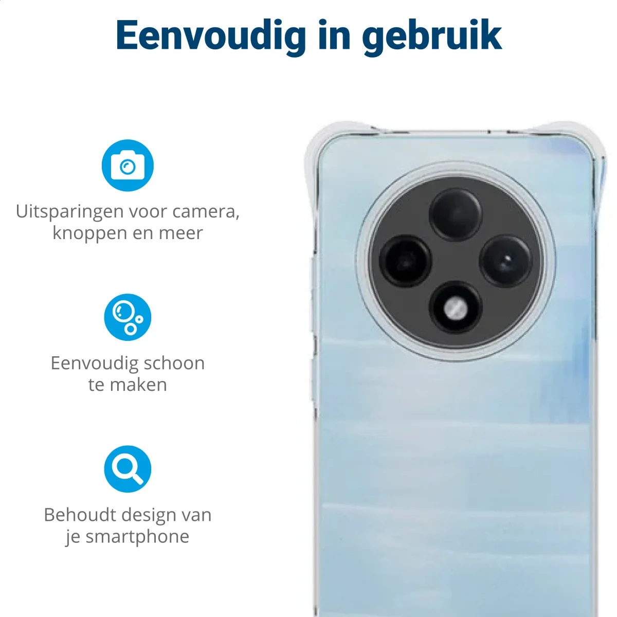 Oppo Reno 12 F Hoesje Schokbestendig en Dun TPU Back Cover Transparant afbeelding 7