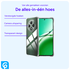 Oppo Reno 12 F Hoesje Schokbestendig en Dun TPU Back Cover Transparant afbeelding 2